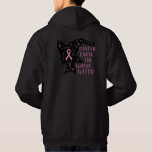 Sudadera El cáncer eligió a la bruja equivocada