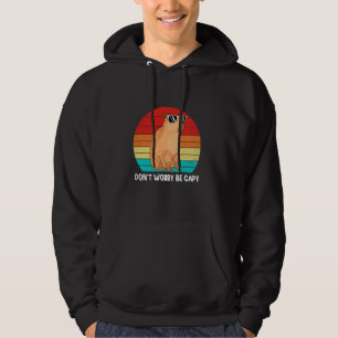 Sudadera El capibara, curioso y retro roedor, no se preocup