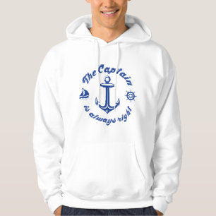 Sudadera El Capitán Siempre Tiene Razón