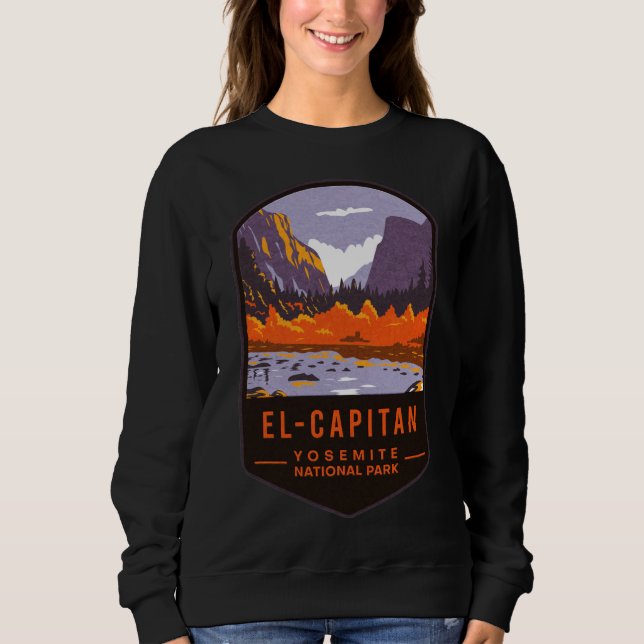 Sudadera El-Capitan Yosemite National Park (Anverso)