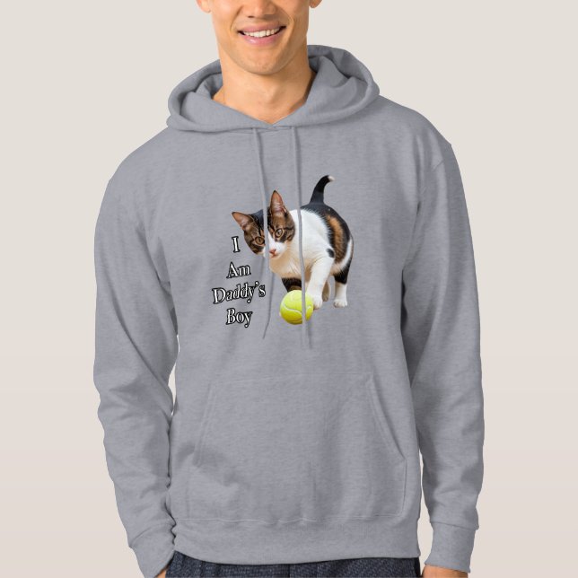Sudadera El capullo de papá del gato (Anverso)