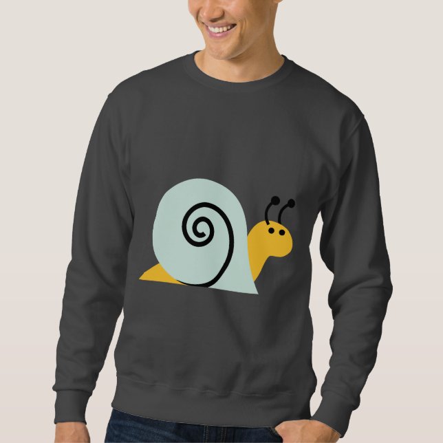 Sudadera El caracol Slugs el animal lindo del dibujo (Anverso)