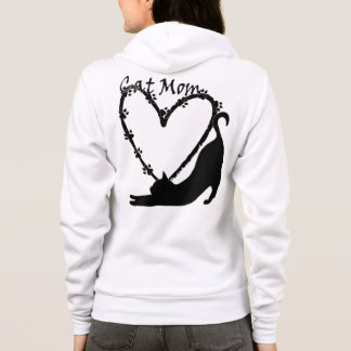 Sudadera El "Cat Mom" Hoodie perfecto con la impresión de a