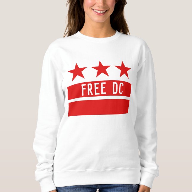 Sudadera El CC libre inspirado por la bandera de Washington (Anverso)