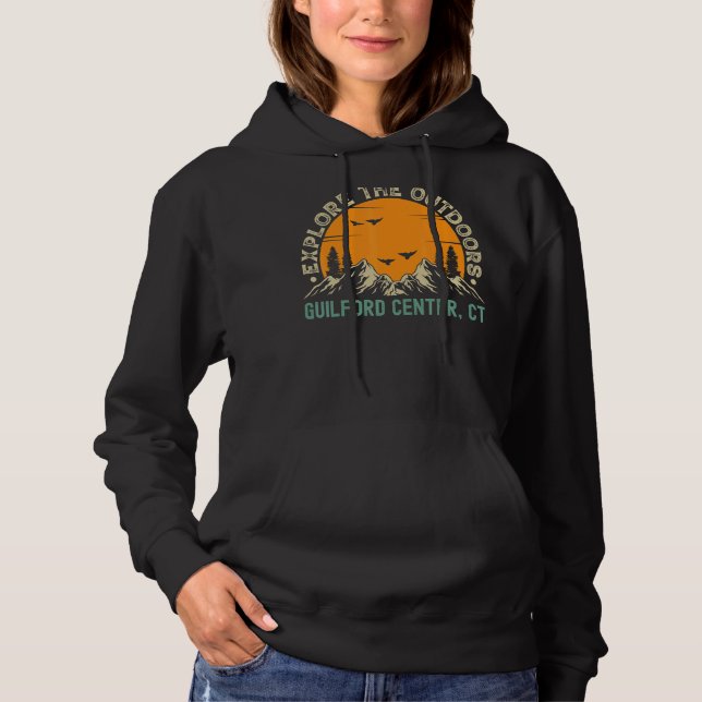 Sudadera El Centro Guilford De Connecticut Explora El Exter (Anverso)