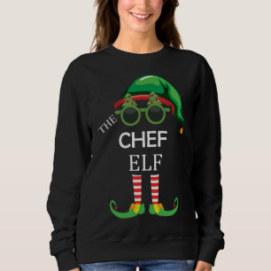 Sudadera El Chef Elfo Navidad Coincidente Familiar