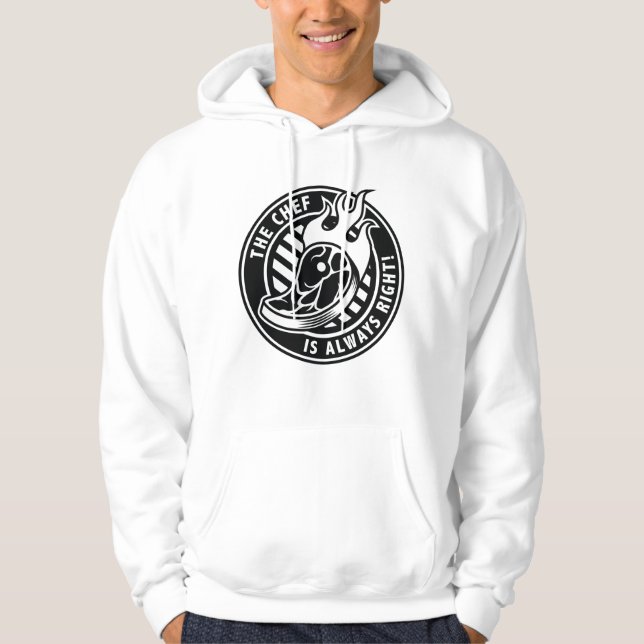 Sudadera El Chef Siempre Tiene Razón (Anverso)
