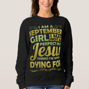 Sudadera El Chica De Septiembre Jesús Piensa Que Vale La Pe