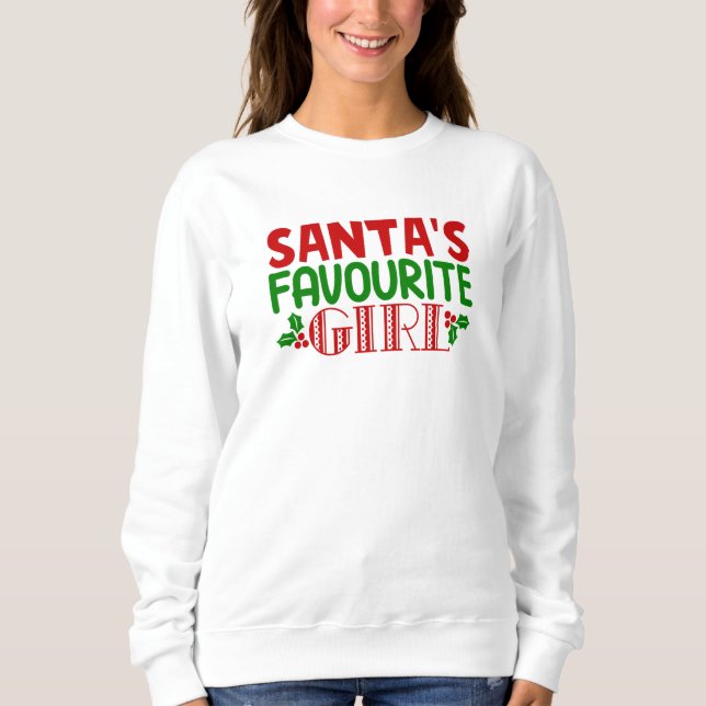 Sudadera El Chica favorito de Santa María (Anverso)