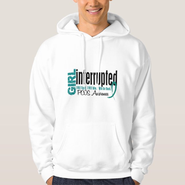 Sudadera El chica interrumpió 1 PCOS (Anverso)