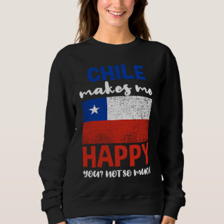 Sudadera El chile me hace feliz tú no tanto