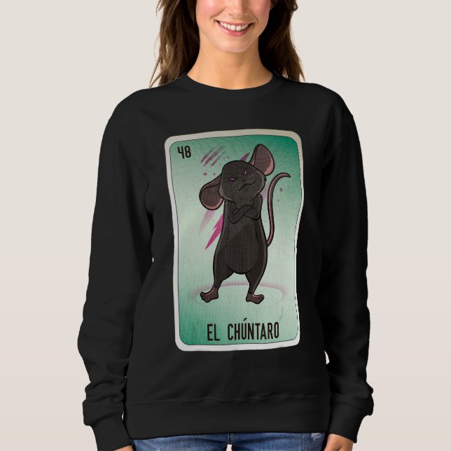 Sudadera El Chuntaro Mexican Slang Lottery Bingo Cards (Anverso)