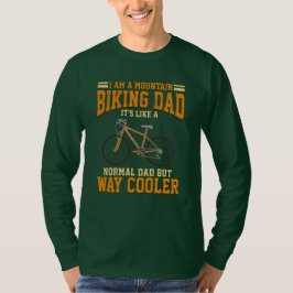 Sudadera El ciclismo de montaña de papá papá es como normal