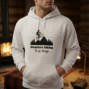 Sudadera El Ciclismo de Montaña Es Mi Terapia