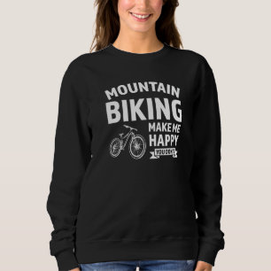 Sudadera el ciclismo de montaña me hace bicicleta de montañ