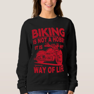 Sudadera El ciclismo no es un pasatiempo, es mi forma de vi