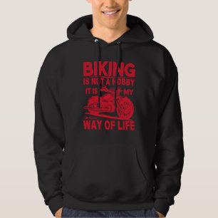 Sudadera El ciclismo no es un pasatiempo, es mi forma de vi
