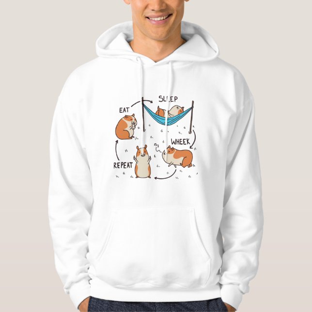 Sudadera El ciclo de vida de un Conejillo de Indias (Anverso)