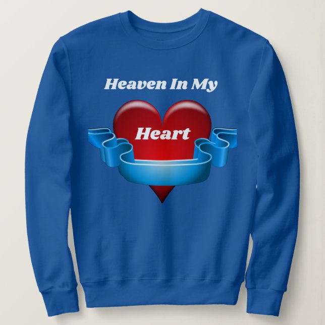 Sudadera El Cielo En Mis Damas De Corazón (Anverso del diseño)