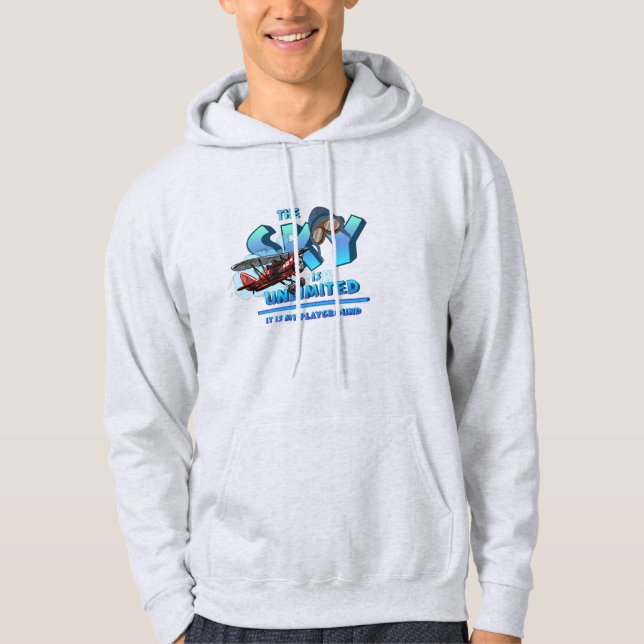 Sudadera El cielo es mi zona de juegos | Hoodie masculino (Anverso)