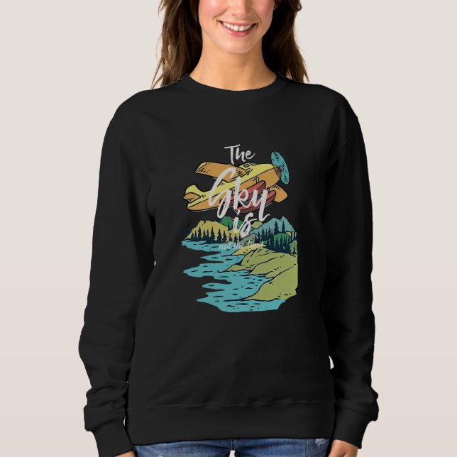 Sudadera El cielo no es el límite (Anverso)
