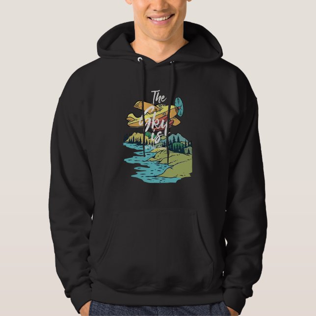 Sudadera El cielo no es el límite (Anverso)