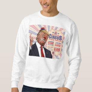 Sudadera El circo de Trump con un póster vintage