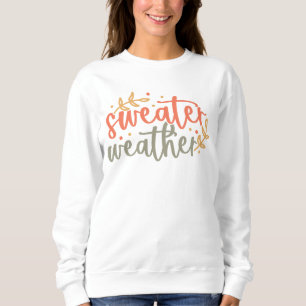 Sudadera El clima cálido y dulce moderno otoño
