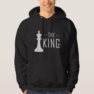 Sudadera El Club de Ajedrez Jugador de Pieza del Rey