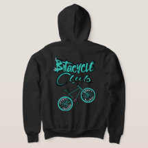 El Club de Bicicletas Hoodie Aqua