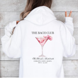 Sudadera El club de cócteles rosados Bach Club