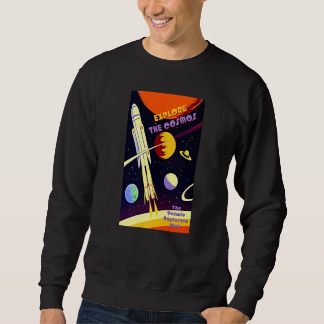Sudadera El Club de Exploradores Cósmicos Explora El Cosmos (Anverso)
