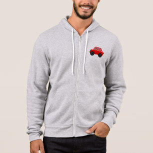 Sudadera El Coche De La Vida - Formas Sagradas A3,Rojo.