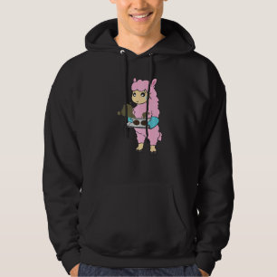 Sudadera El cocinero "Baking Gone Wra Llama" cocina panader