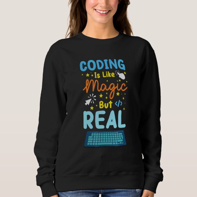 Sudadera El Codificador Es Como El Gee De Computadora Progr (Anverso)