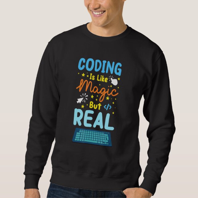 Sudadera El Codificador Es Como El Gee De Computadora Progr (Anverso)