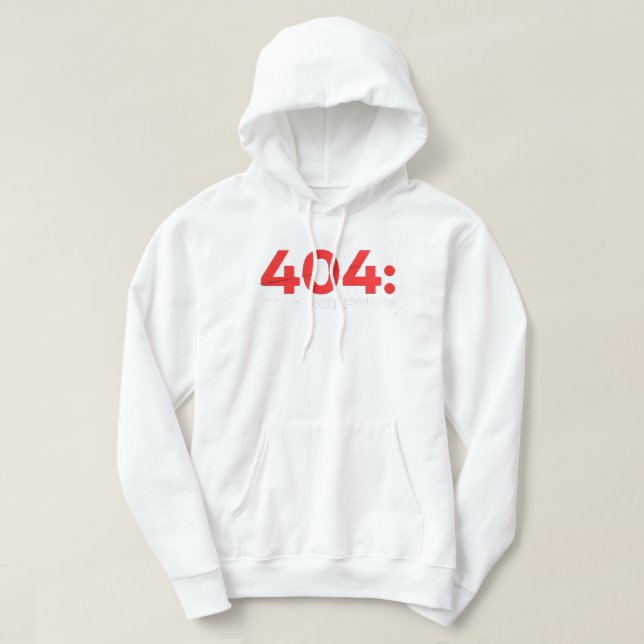 Sudadera El código de error que funciona con confianza (Diseño del anverso)