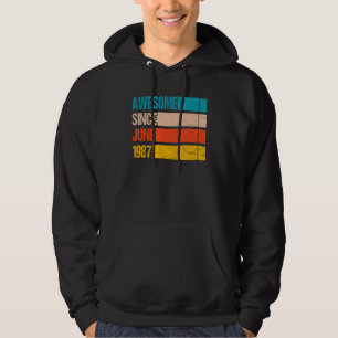 Sudadera El color vintage de la franja es impresionante des