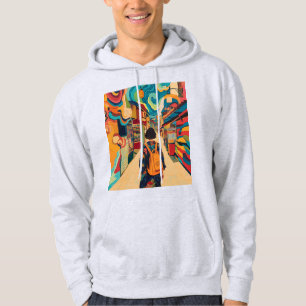 Sudadera El colorido sueño del descubrimiento: un vibrante 