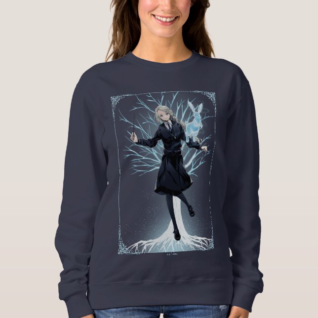 Sudadera El conejo Patronus de Luna Lovegood (Anverso)
