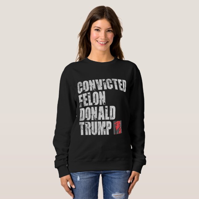 Sudadera El convicto Felon Donald Trump (Anverso completo)