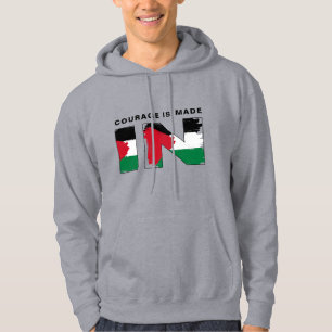 Sudadera EL CORAJE SE HACE EN PALESTINA   Palestina Libre