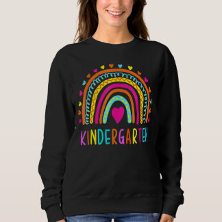 Sudadera El corazón arcoiris del jardín de infancia de vuel