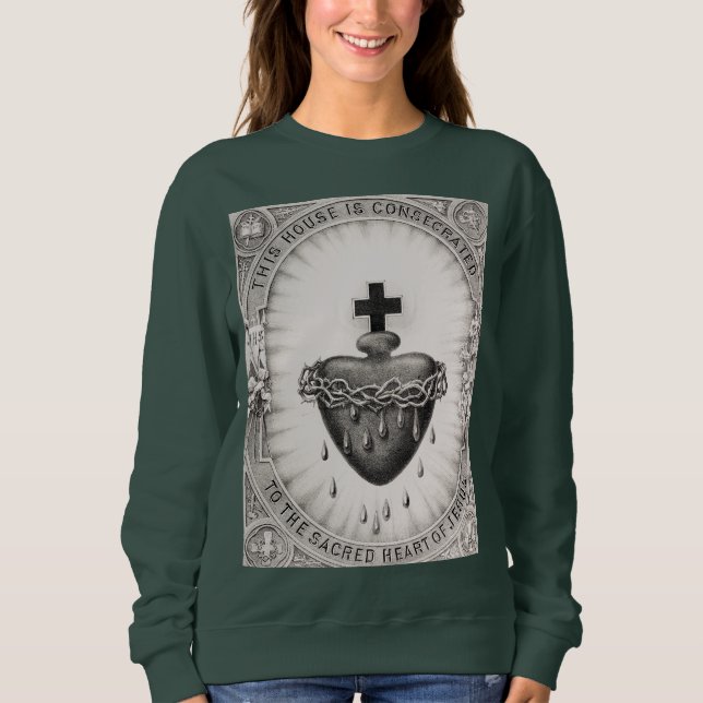 Sudadera El Corazón más sagrado de Jesucristo (Anverso)