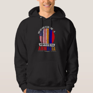 Sudadera El Corazón Patriótico Armenio Estadounidense Es De