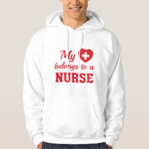 Sudadera El corazón pertenece a la enfermera