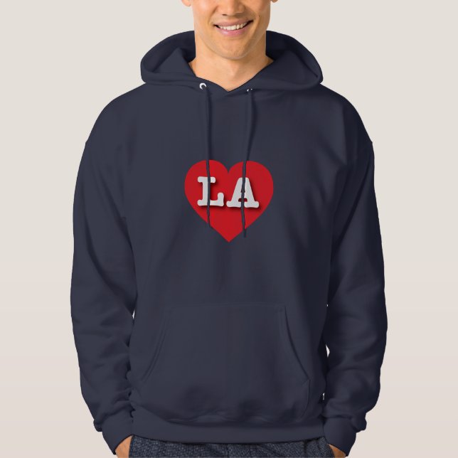 Sudadera EL Corazón Rojo - Amo Los Ángeles (Anverso)