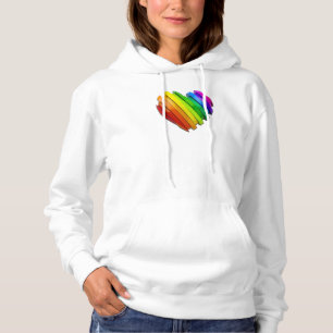 Sudadera El corazón tridimensional escultural de SlipperyJo