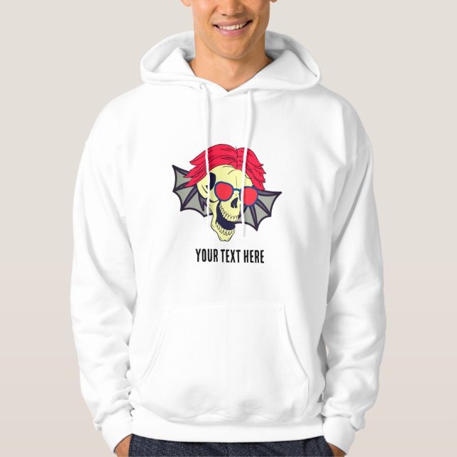 SUDADERA EL CRÁNEO PUEDE VOLAR (Anverso)
