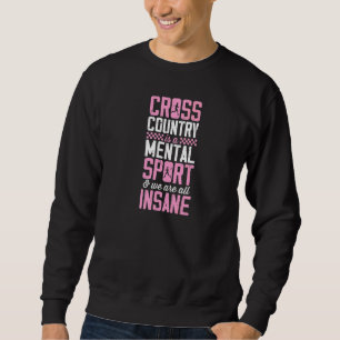 Sudadera El Cross Country Es Un Deporte De Metal Y Todos Es